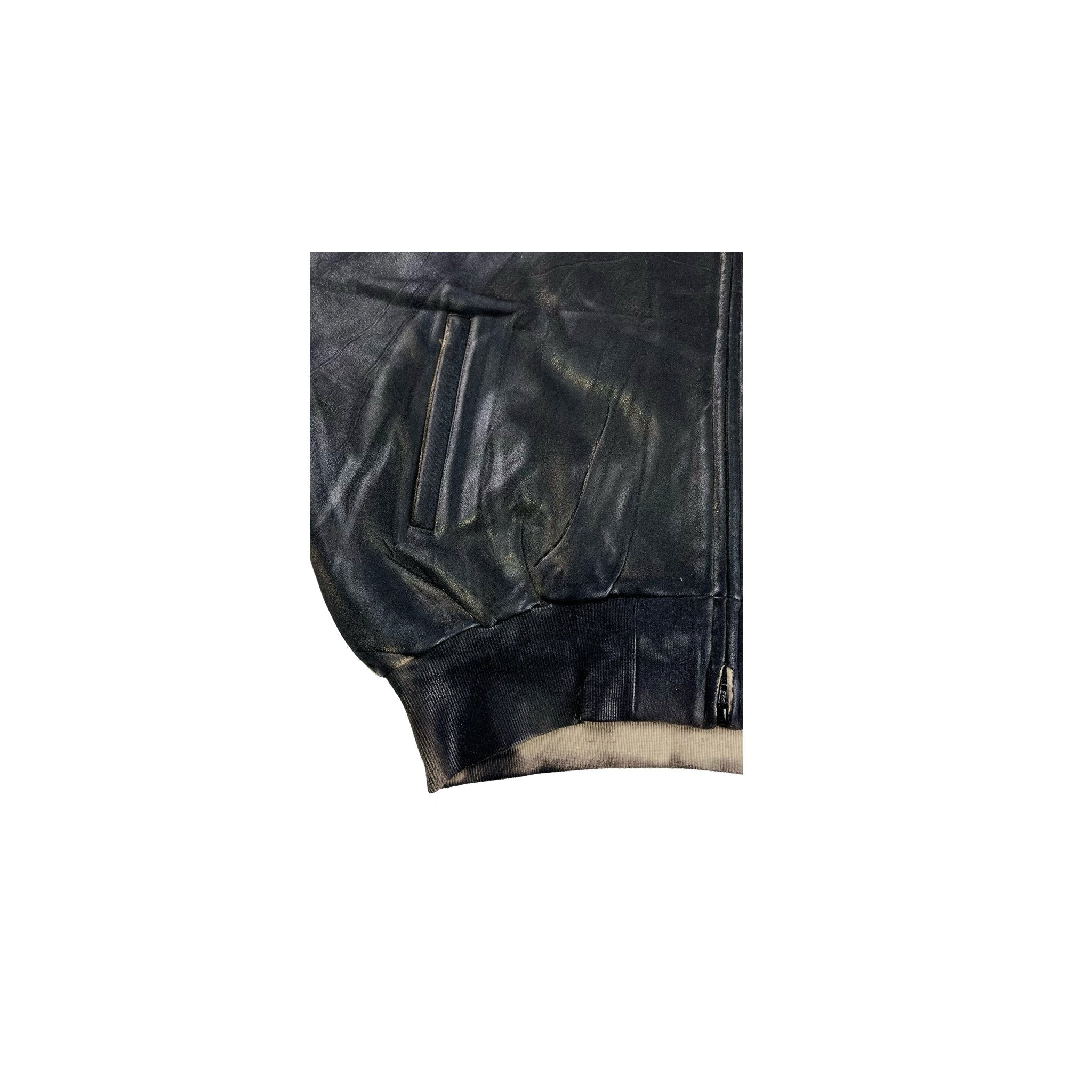 DINGYUNG ZHANG Coated Zip Hoodie - DINGYUNG ZHANG