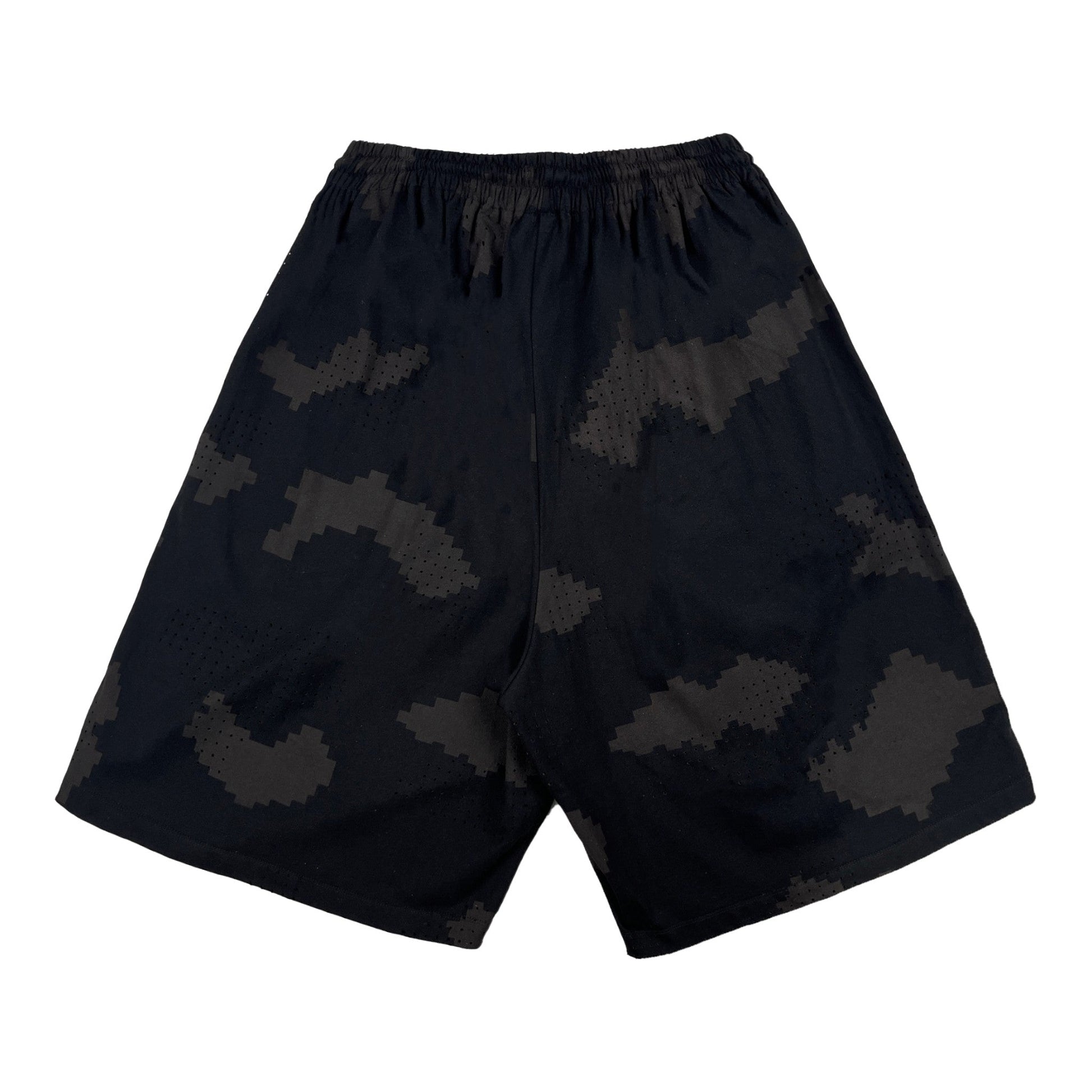 DINGYUNG ZHANG Grid Camo Court Shorts - DINGYUNG ZHANG