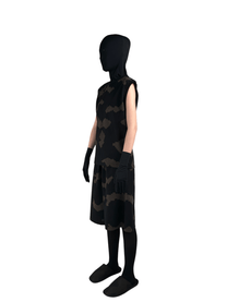 DINGYUNG ZHANG Grid Camo Court Shorts - DINGYUNG ZHANG