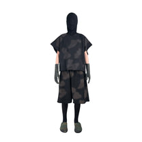 DINGYUNG ZHANG Grid Camo Panelled T-Shirt - DINGYUNG ZHANG