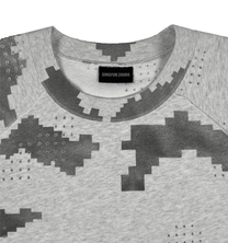 DINGYUNG ZHANG Grid Camo Panelled T-Shirt - DINGYUNG ZHANG