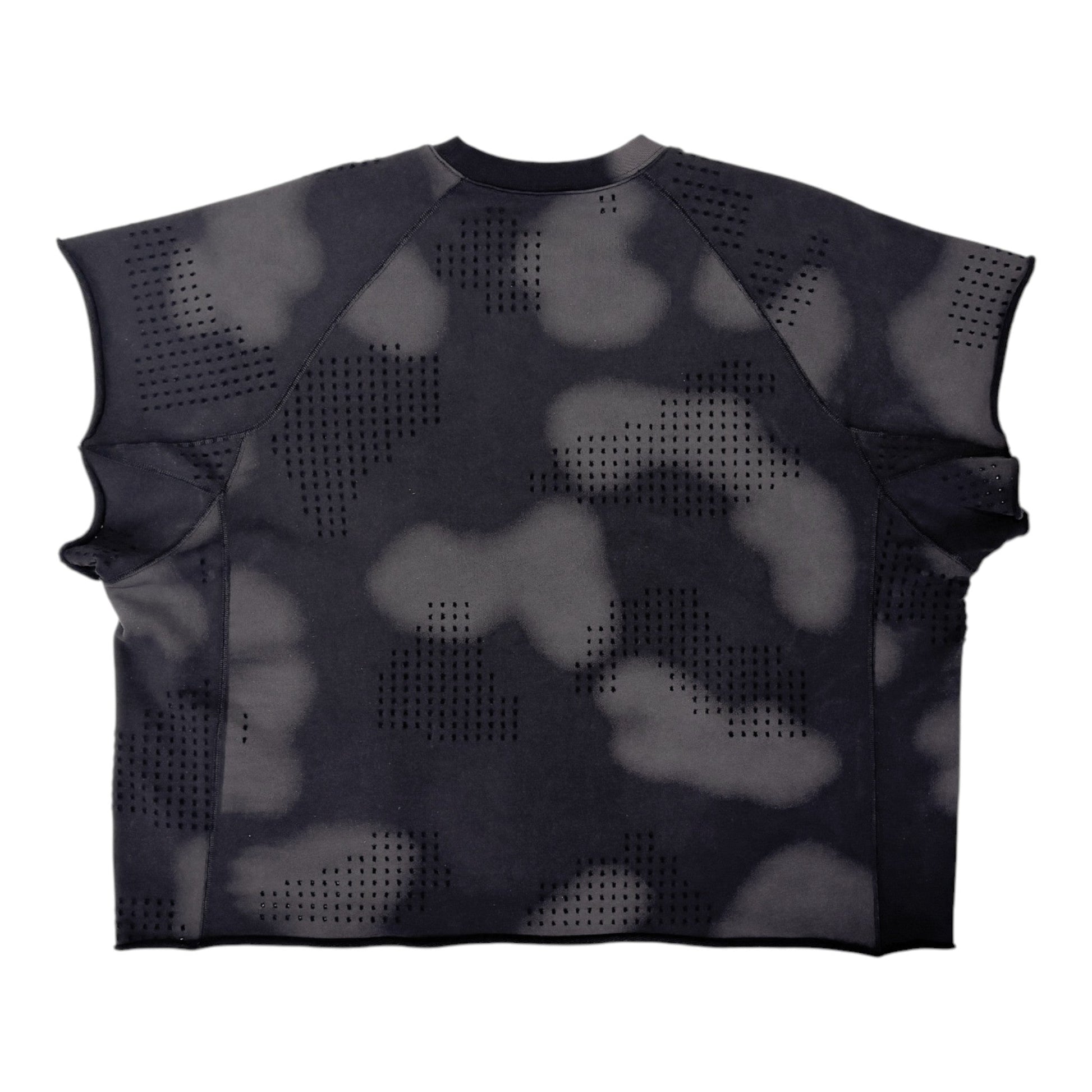 DINGYUNG ZHANG Grid Camo Panelled T-Shirt - DINGYUNG ZHANG