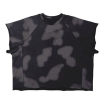 DINGYUNG ZHANG Grid Camo Panelled T-Shirt - DINGYUNG ZHANG