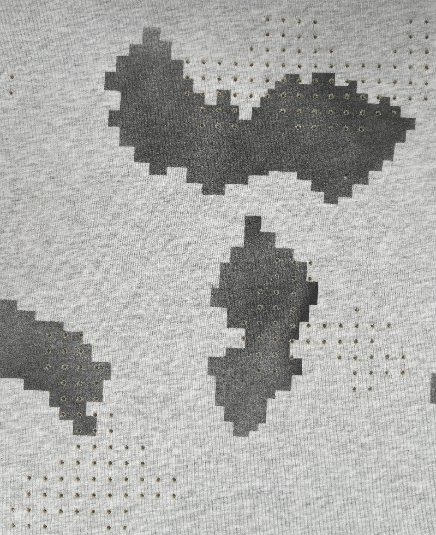 DINGYUNG ZHANG Grid Camo Panelled T-Shirt - DINGYUNG ZHANG