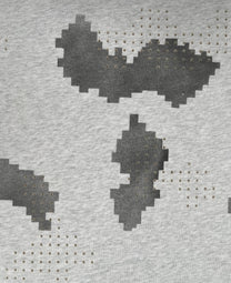 DINGYUNG ZHANG Grid Camo Panelled T-Shirt - DINGYUNG ZHANG
