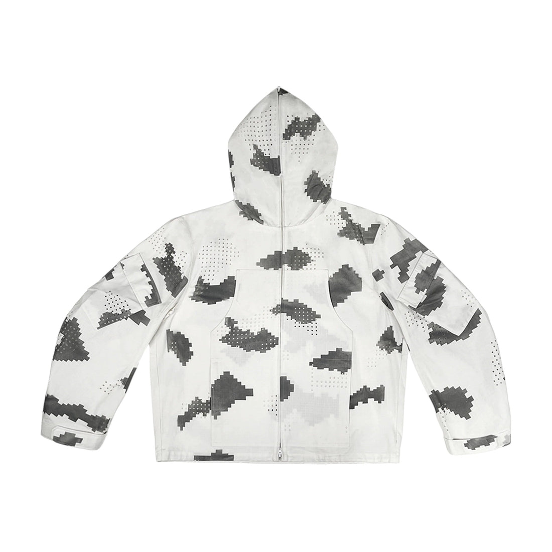 DINGYUNG ZHANG Grid Camo Utility Jacket - DINGYUNG ZHANG