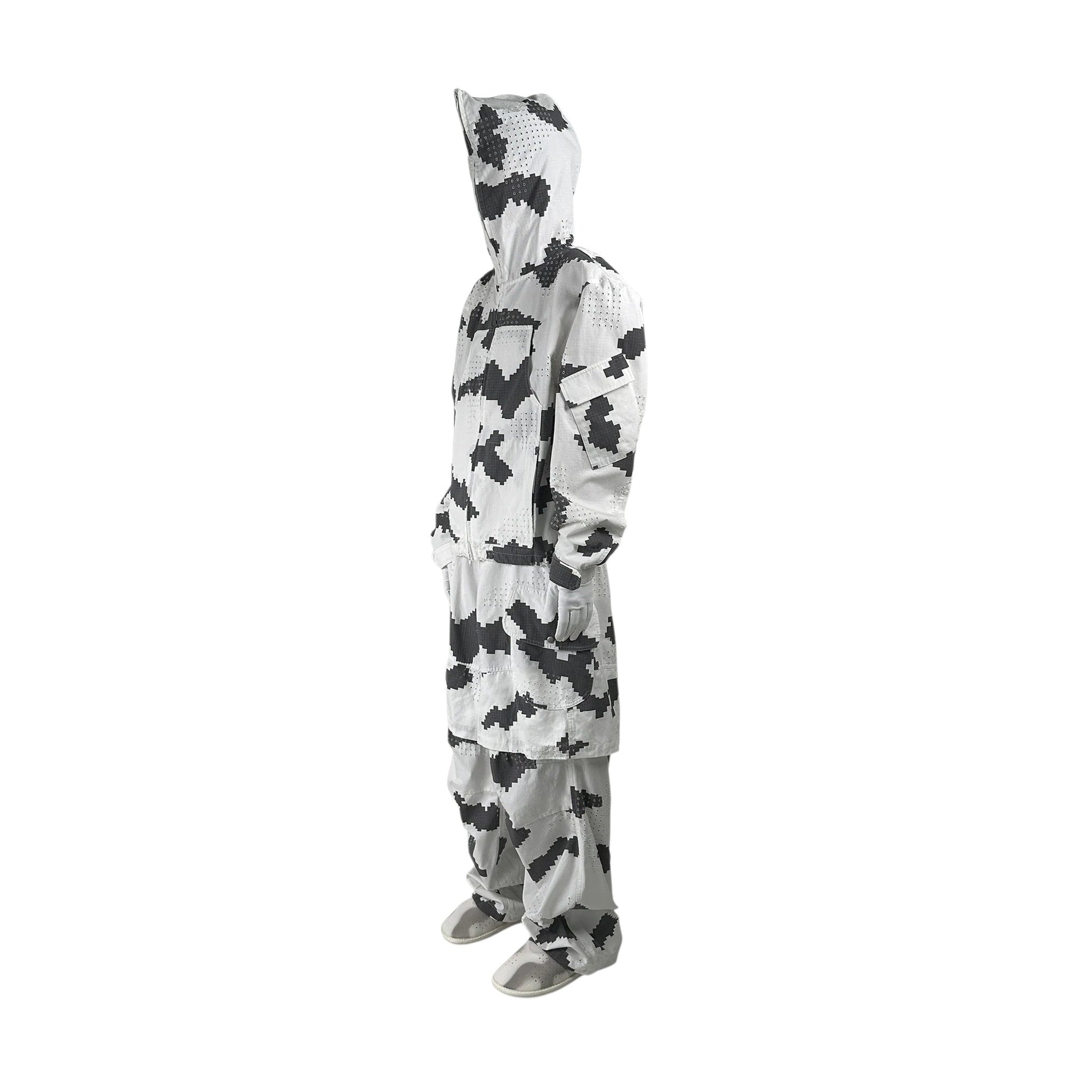 DINGYUNG ZHANG Grid Camo Utility Jacket - DINGYUNG ZHANG