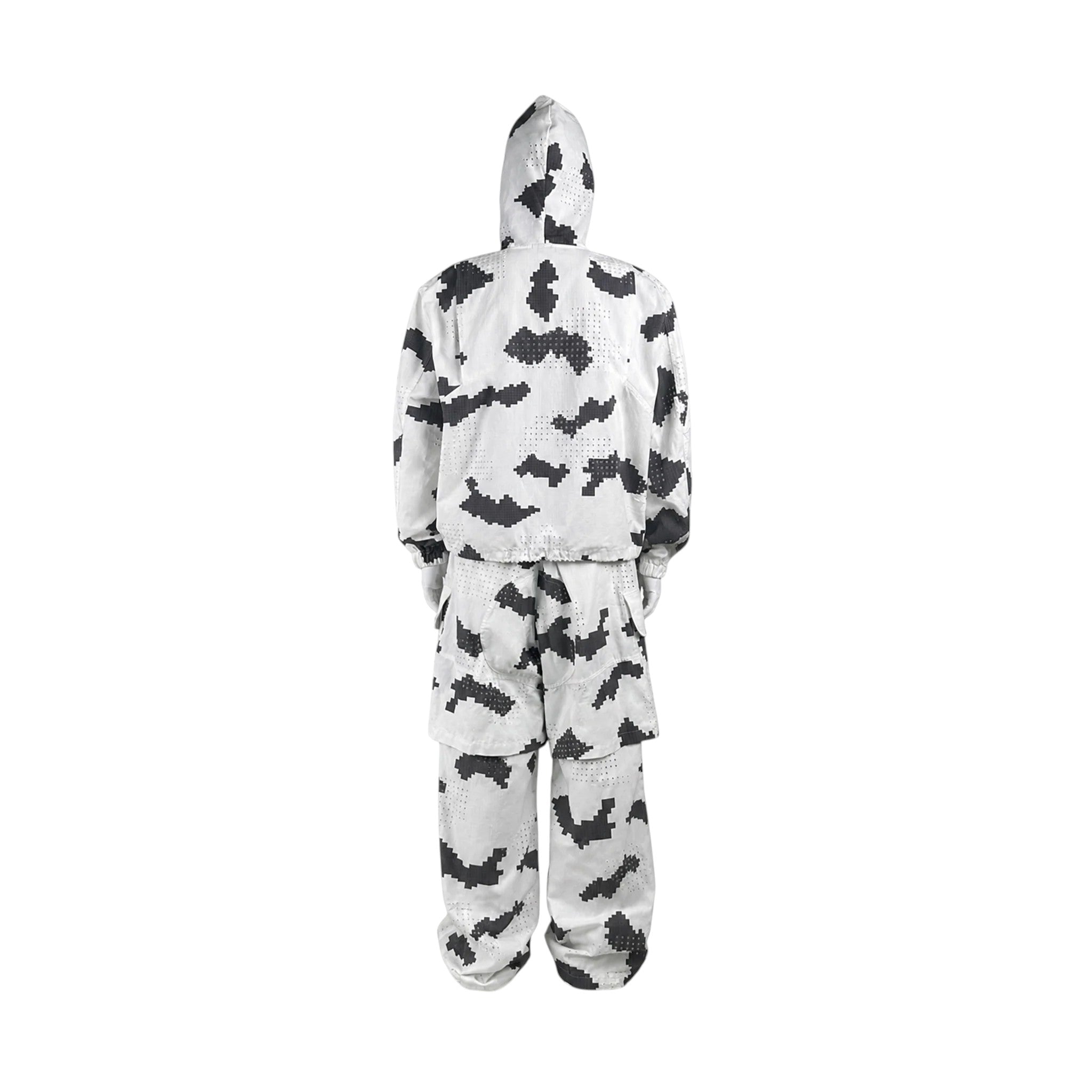 DINGYUNG ZHANG Grid Camo Utility Jacket - DINGYUNG ZHANG