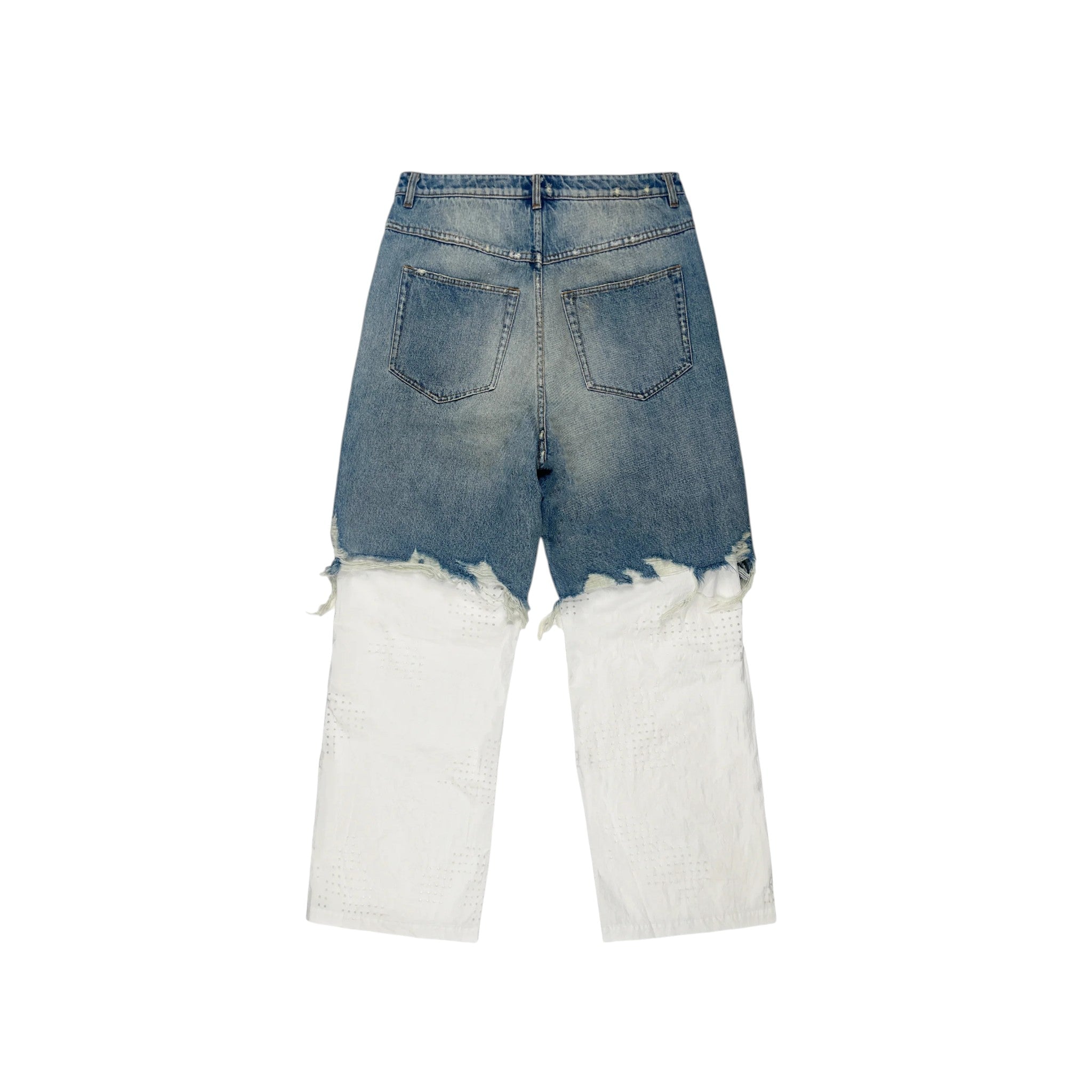 DINGYUNG ZHANG Hybrid Denim Pants - DINGYUNG ZHANG