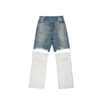 DINGYUNG ZHANG Hybrid Denim Pants - DINGYUNG ZHANG