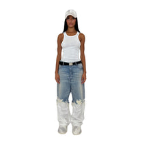 DINGYUNG ZHANG Hybrid Denim Pants - DINGYUNG ZHANG