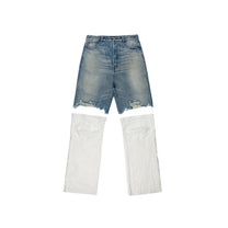 DINGYUNG ZHANG Hybrid Denim Pants - DINGYUNG ZHANG