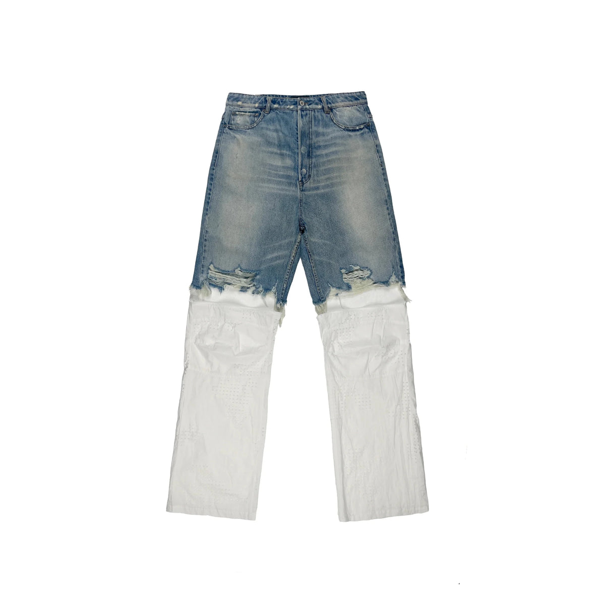DINGYUNG ZHANG Hybrid Denim Pants - DINGYUNG ZHANG