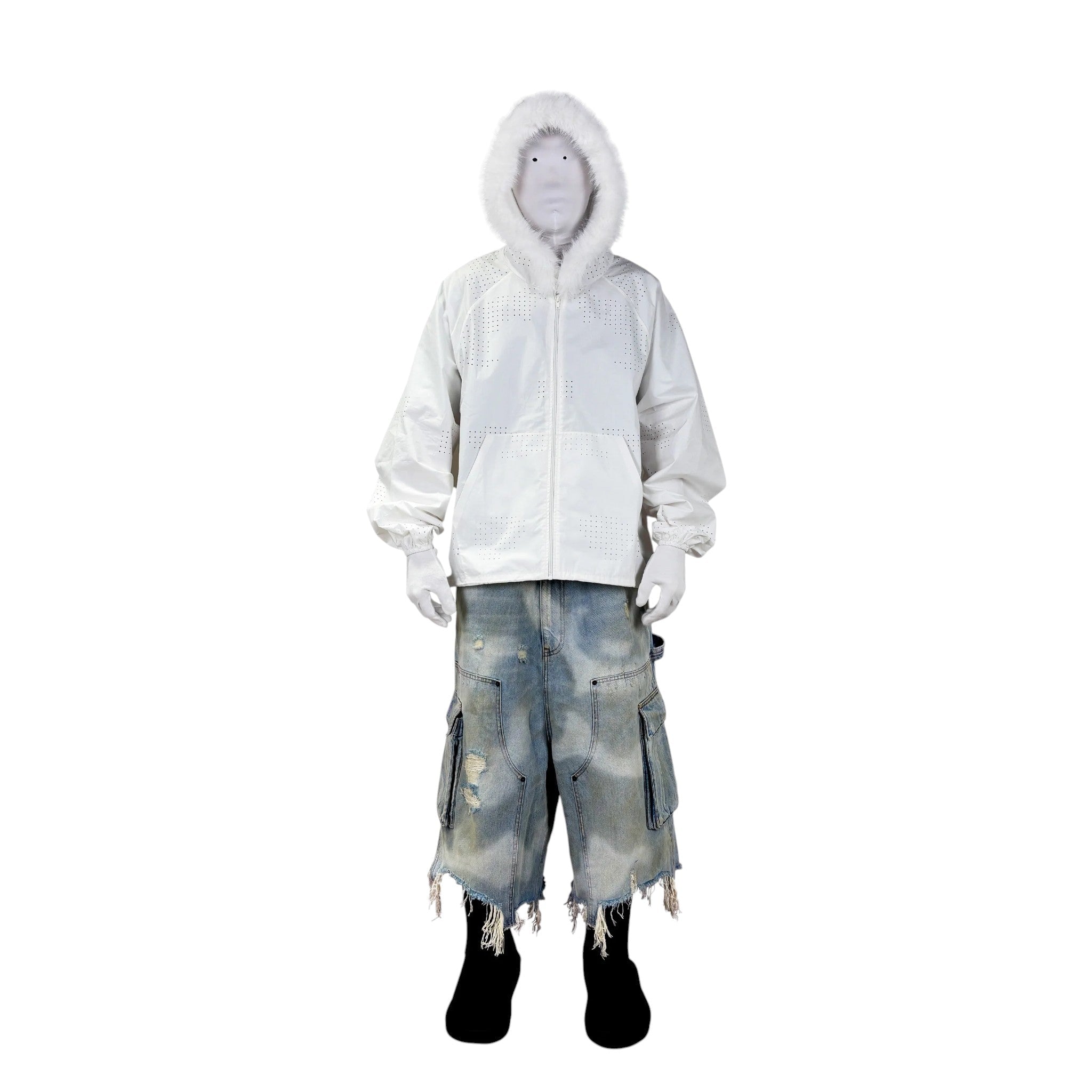 DINGYUNG ZHANG Vent Hooded Jacket - DINGYUNG ZHANG
