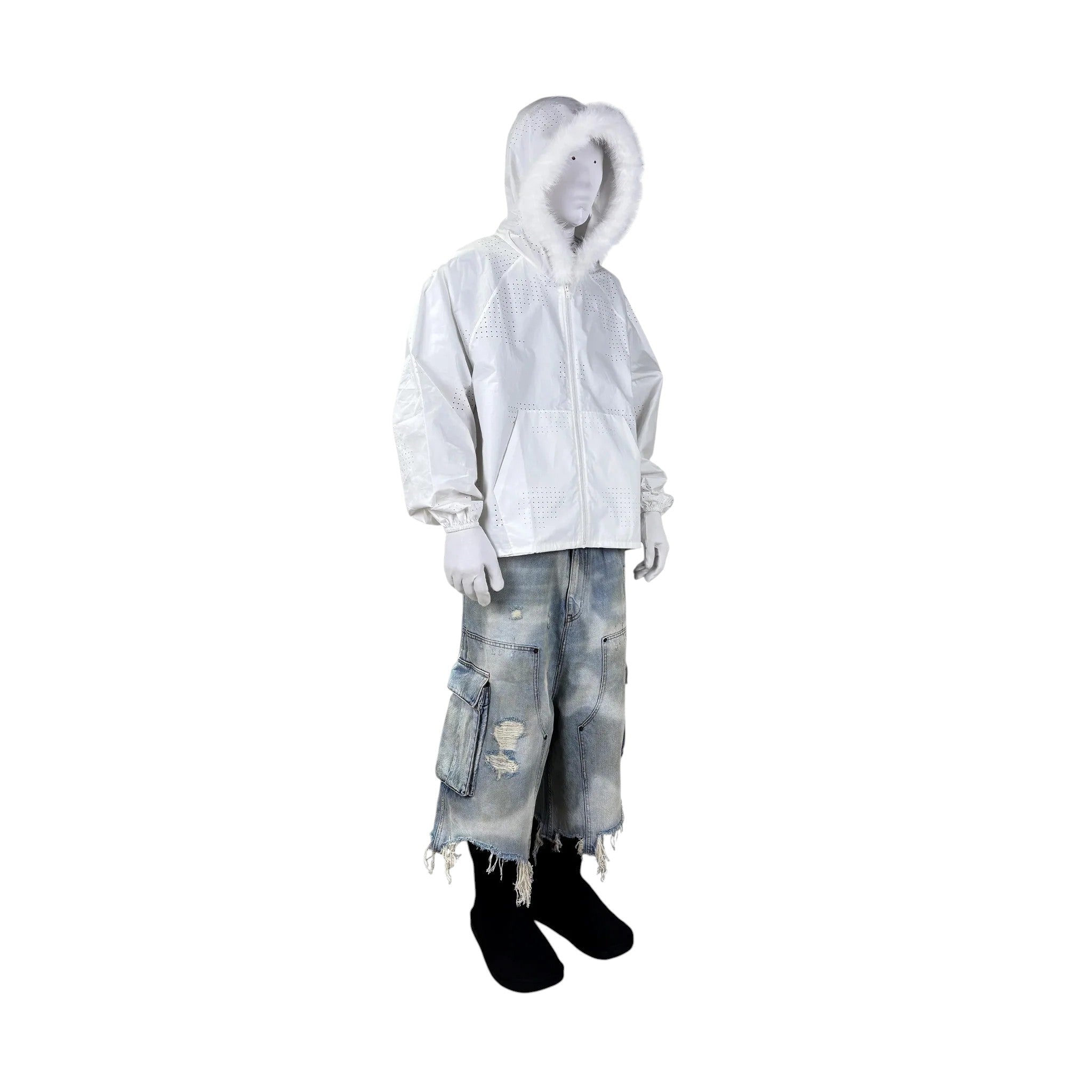 DINGYUNG ZHANG Vent Hooded Jacket - DINGYUNG ZHANG