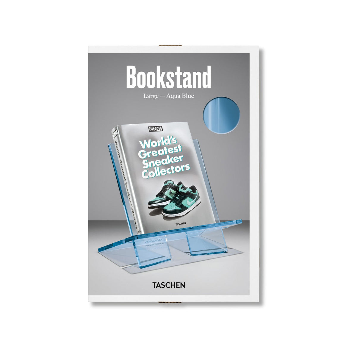 TASCHEN Bookstand - Large, Aqua Blue - Book Stand - Taschen Verlag