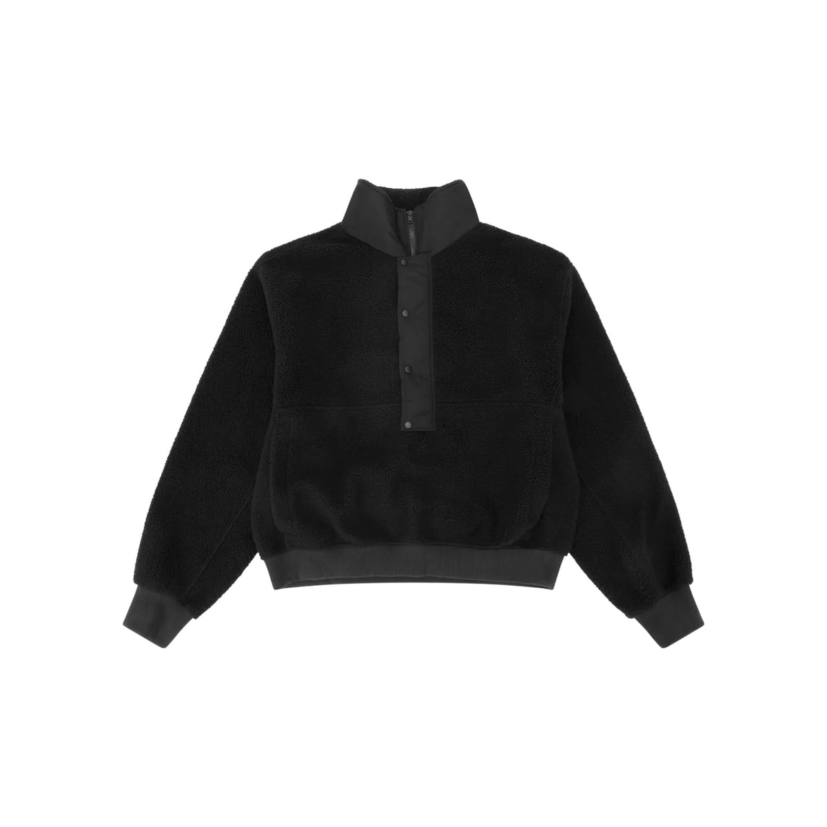 Entire Studios System Half Zip Fleece Onyx