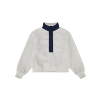 Entire Studios System Half Zip Fleece Bone