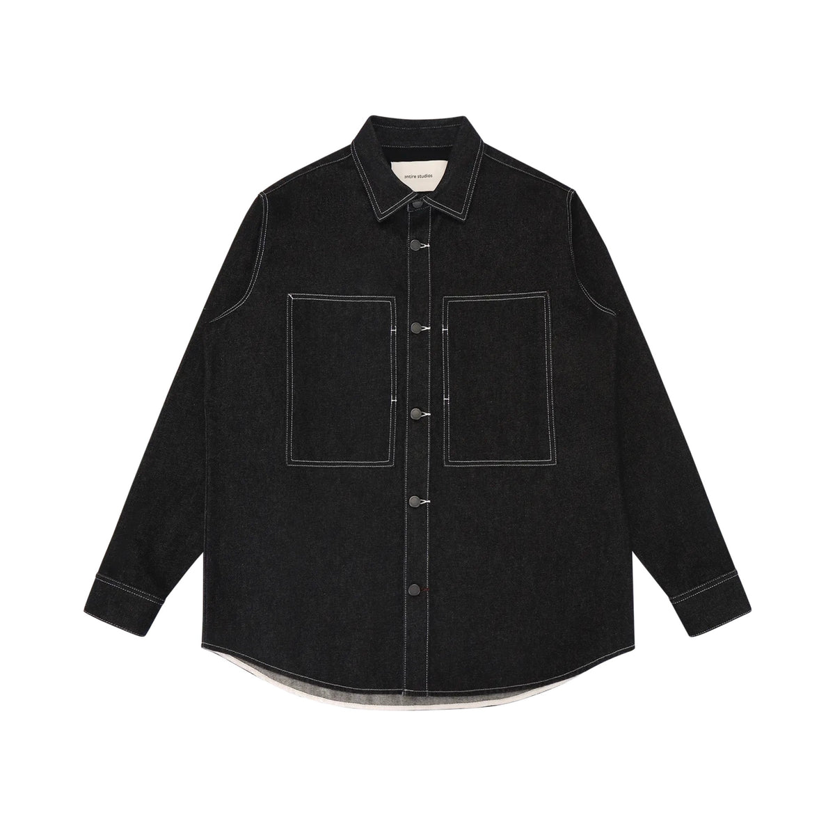 Entire Studios Denim Shirt Raw Black