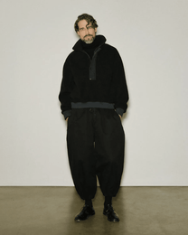 Entire Studios System Half Zip Fleece Onyx - Entire Studios