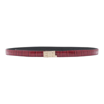 ERL Croc Belt Small Leather Red - ERL