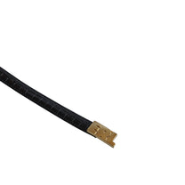 ERL Croc Belt Small Leather Black