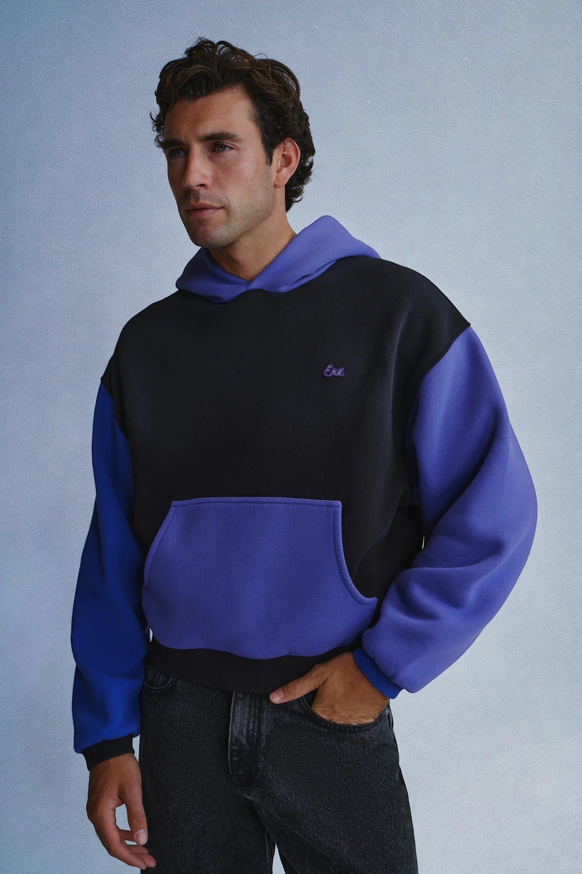 ERL Color Block Hoodie