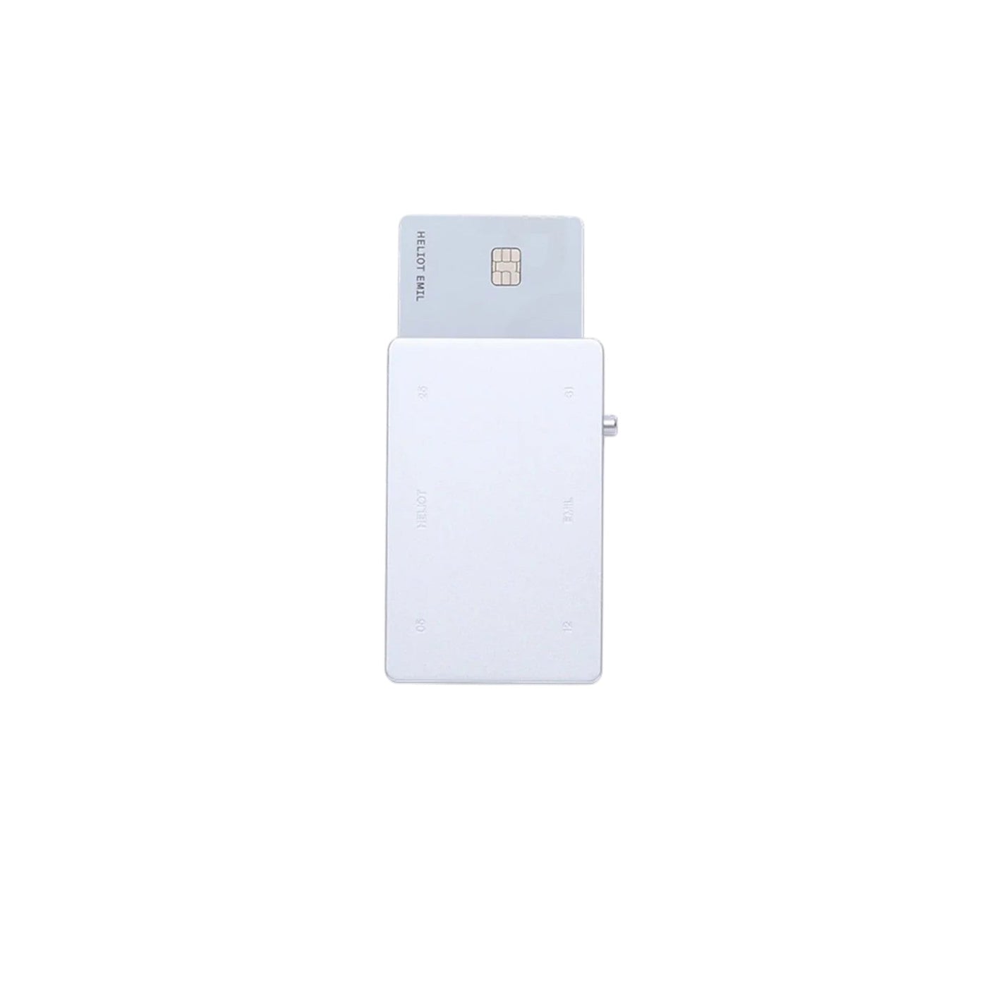 Heliot Emil Card Holder in Aluminium - Heliot Emil