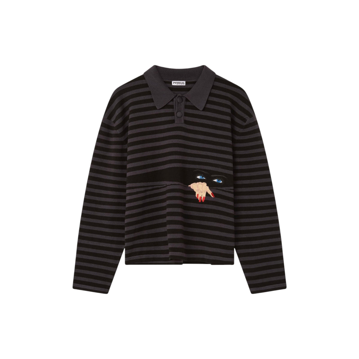 House of Errors Knitted Peeping Rugby Shirt - House of Errors
