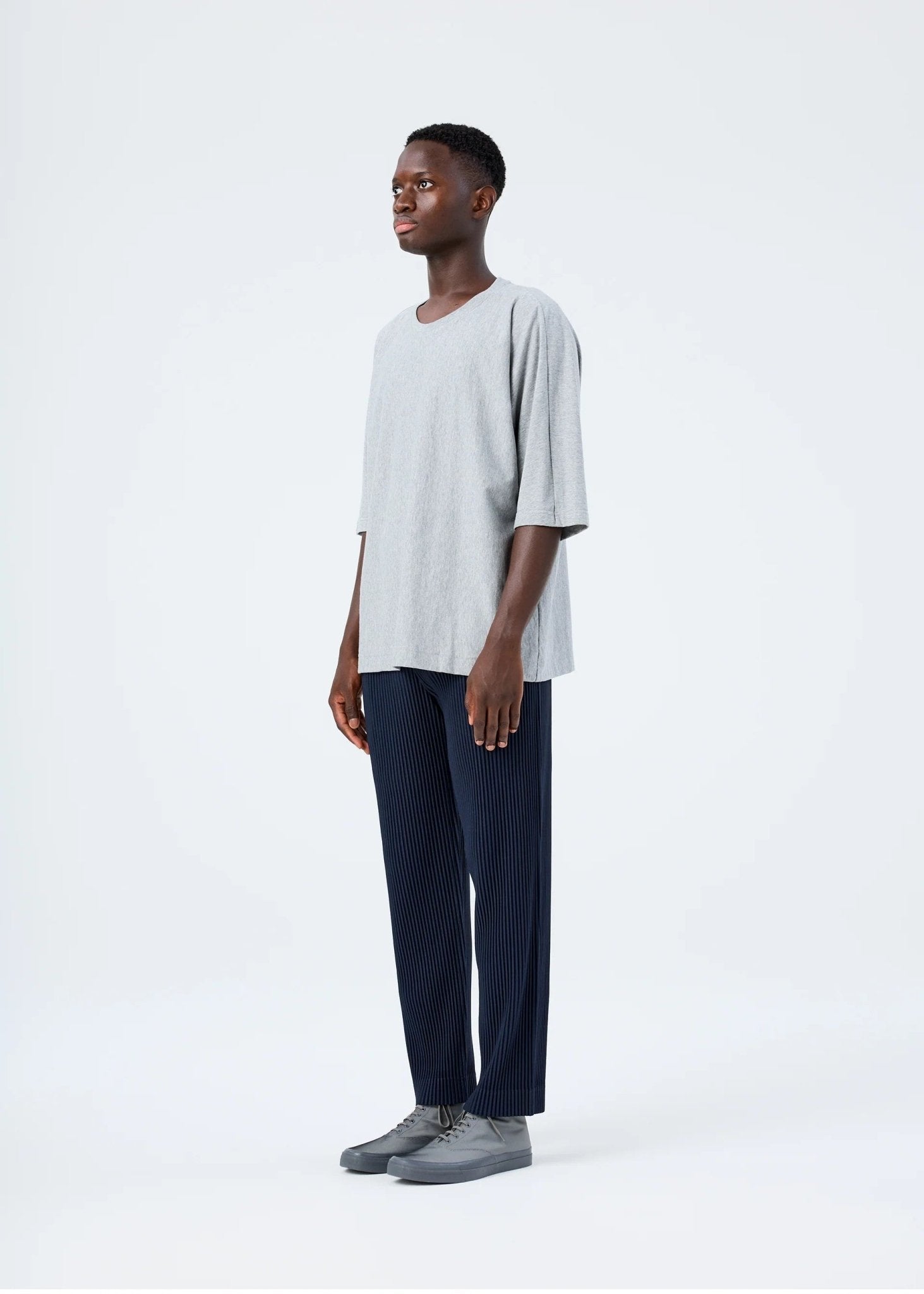 Issey Miyake RELEASE - T BASIC T-Shirt Grey - Issey Miyake
