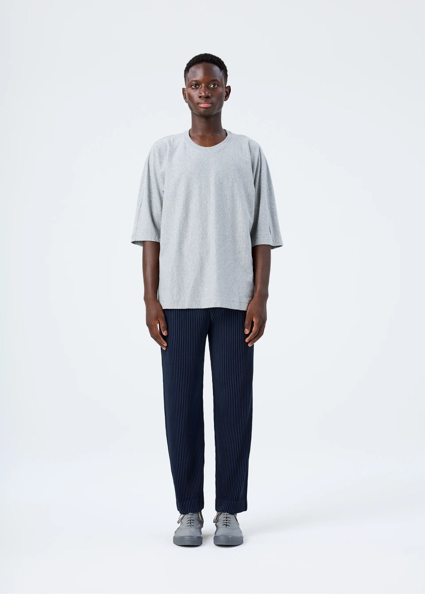 Issey Miyake RELEASE - T BASIC T-Shirt Grey - Issey Miyake