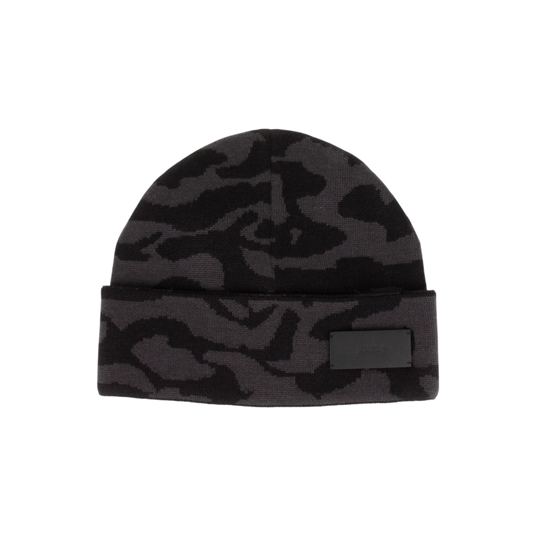 Juun.J Camouflage Pattern Double - Folded Wool Blend Beanie - Juun.J
