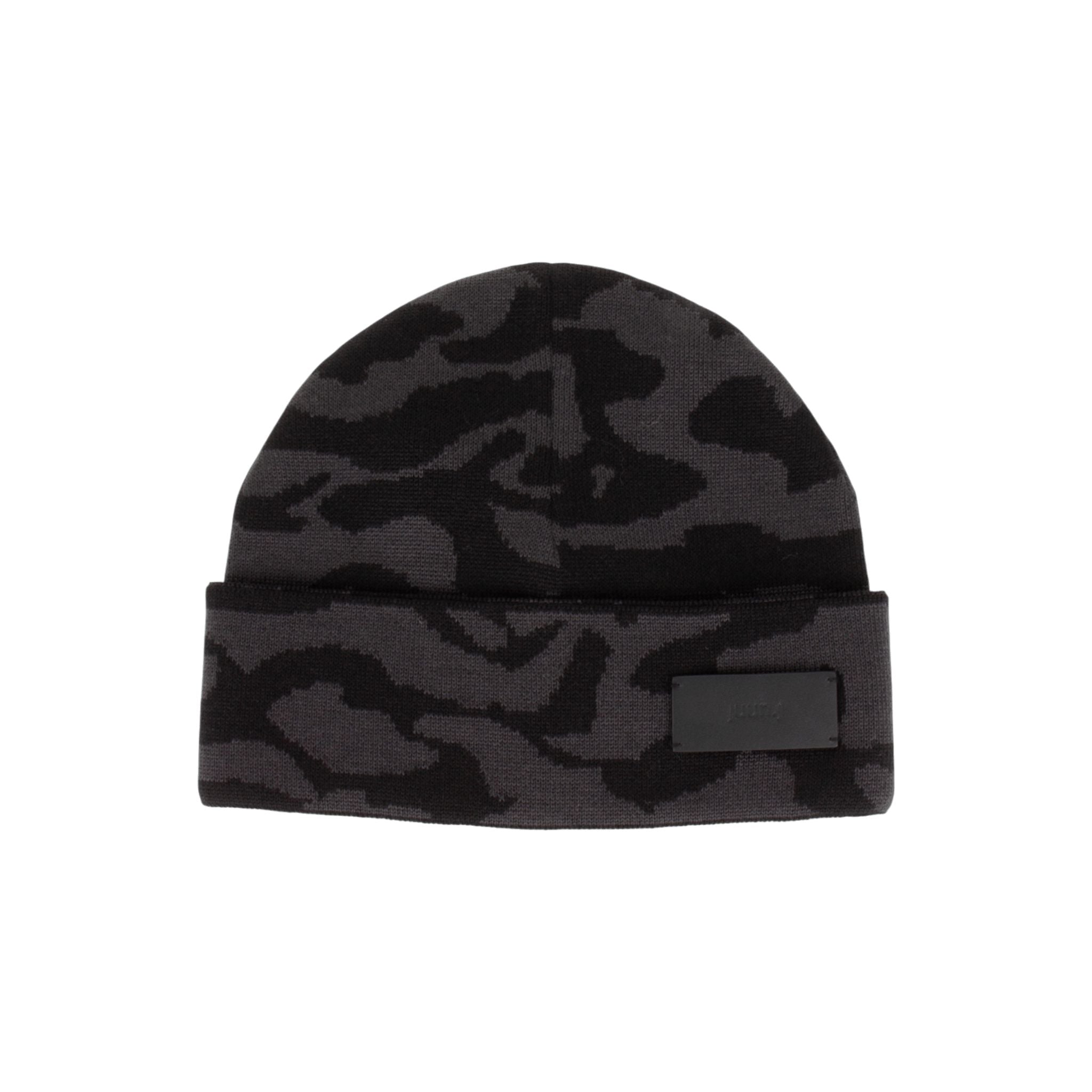 Juun.J Camouflage Pattern Double - Folded Wool Blend Beanie - Juun.J