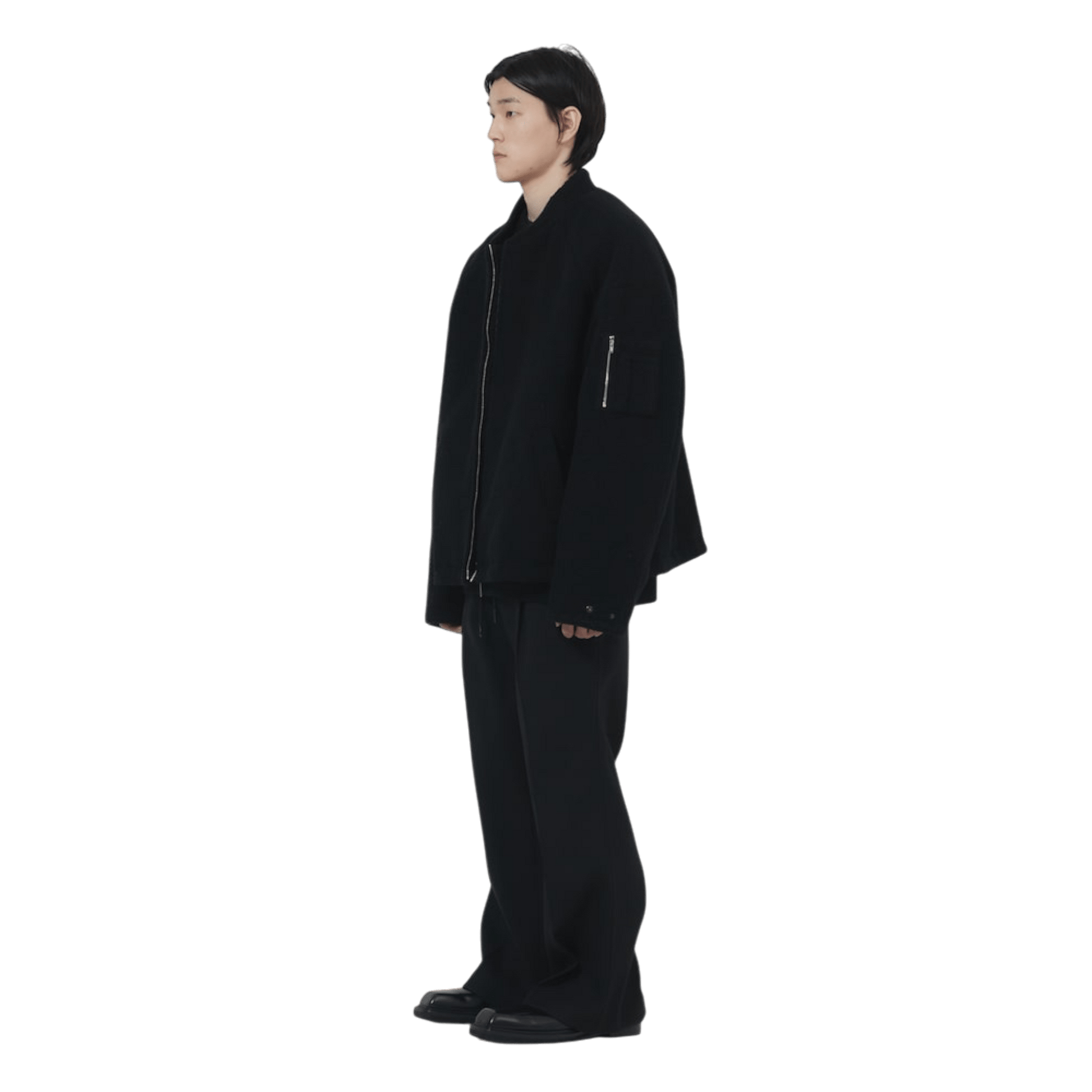 Juun.J Fuzzy Fleece Zip - Up - Juun.J