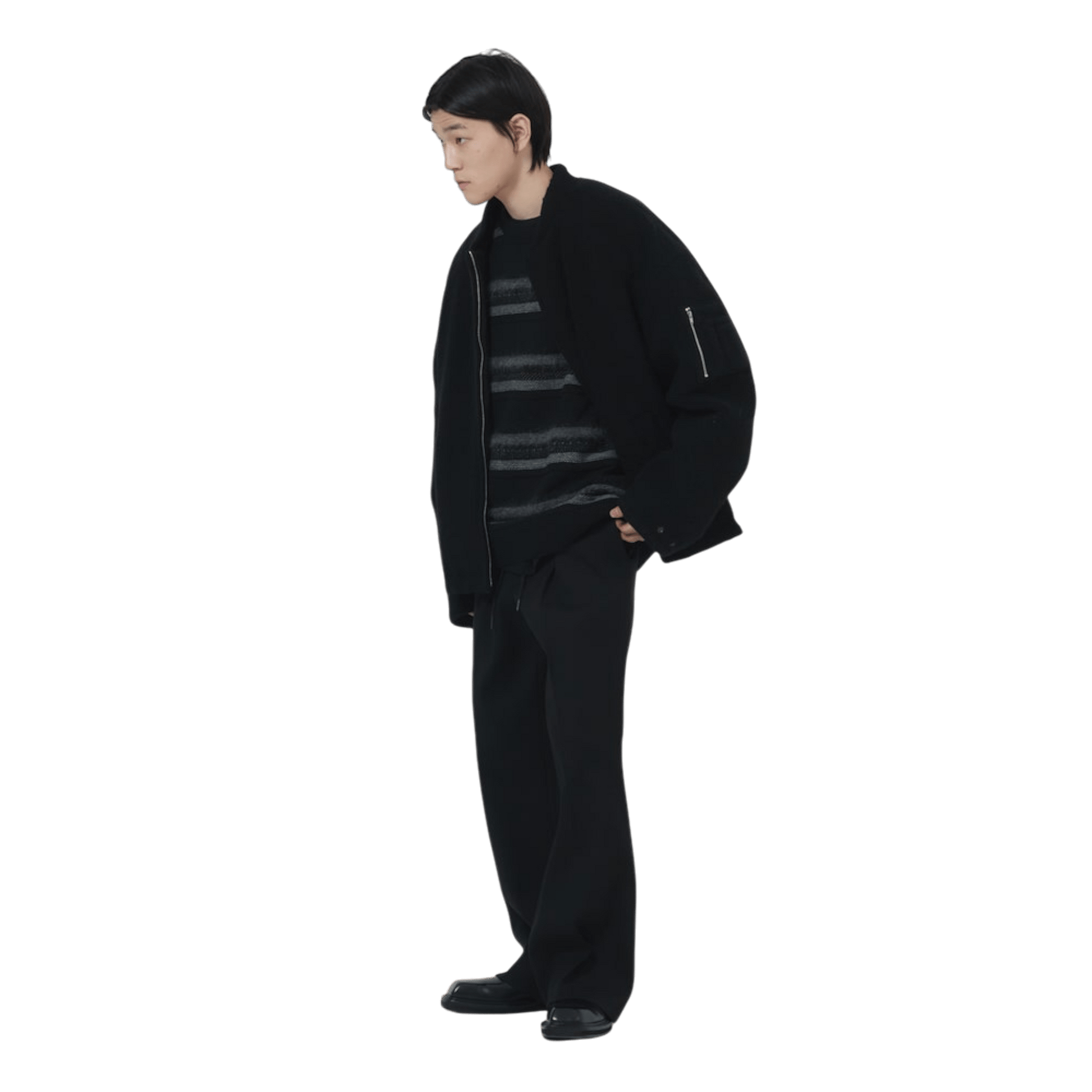 Juun.J Fuzzy Fleece Zip - Up - Juun.J