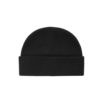 Juun.J Leather Patched Wool Solid Beanie - Juun.J