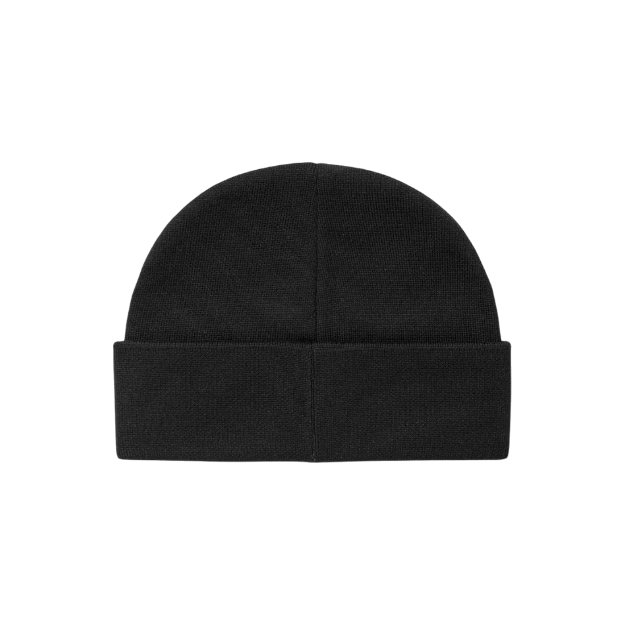 Juun.J Leather Patched Wool Solid Beanie - Juun.J