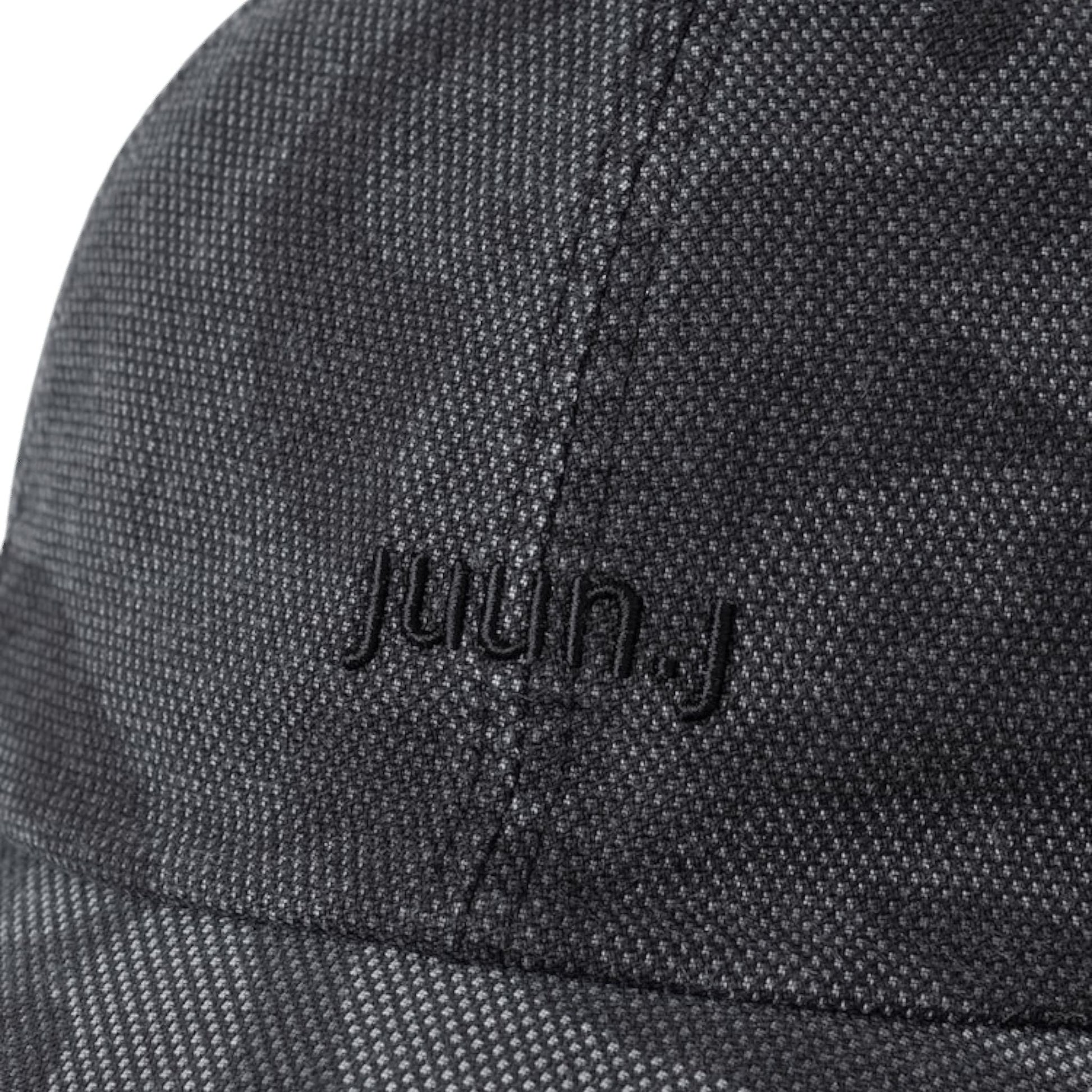 Juun.J Logo 6 - Panel Camo Oxford Cotton Ball Cap - Juun.J