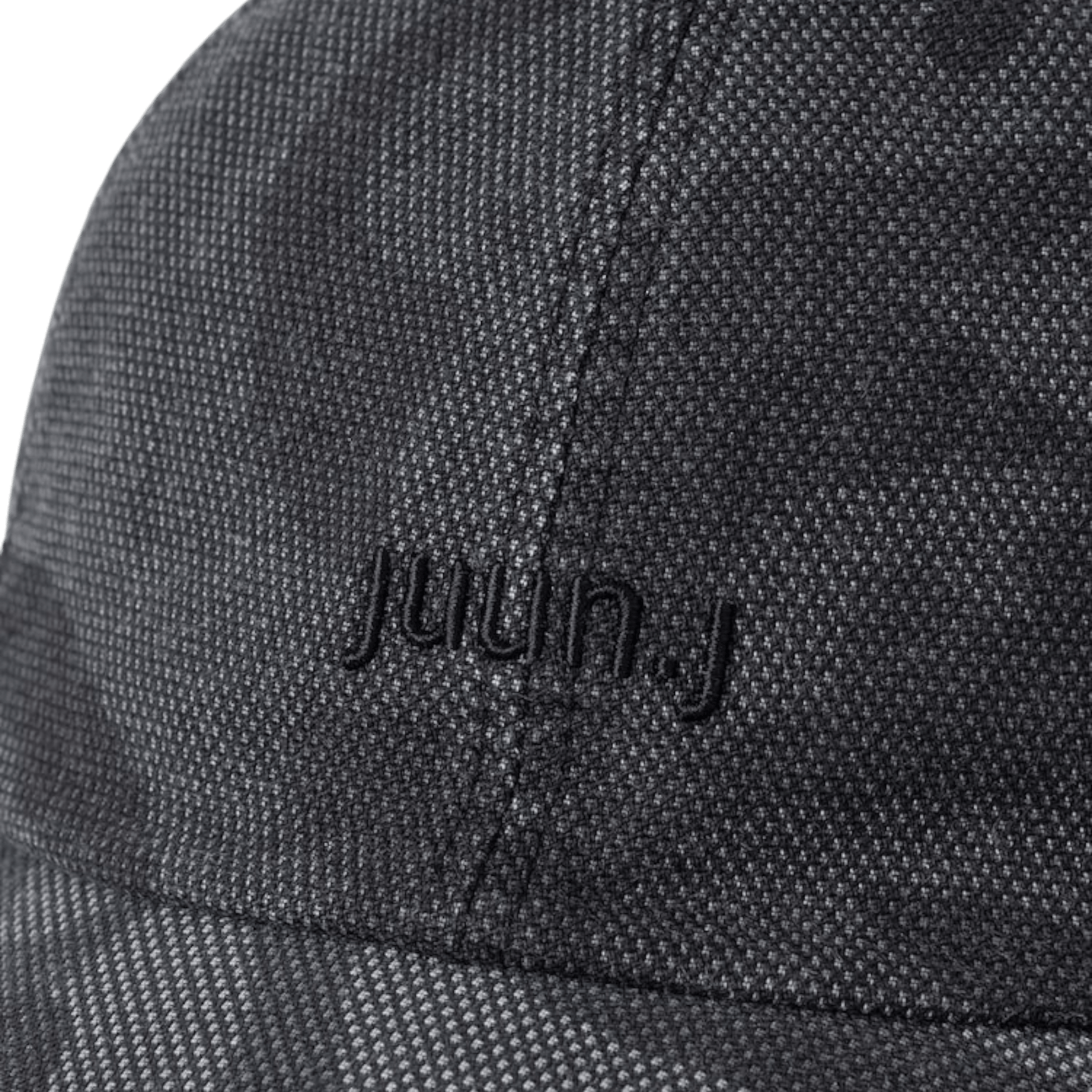 Juun.J Logo 6 - Panel Camo Oxford Cotton Ball Cap - Juun.J