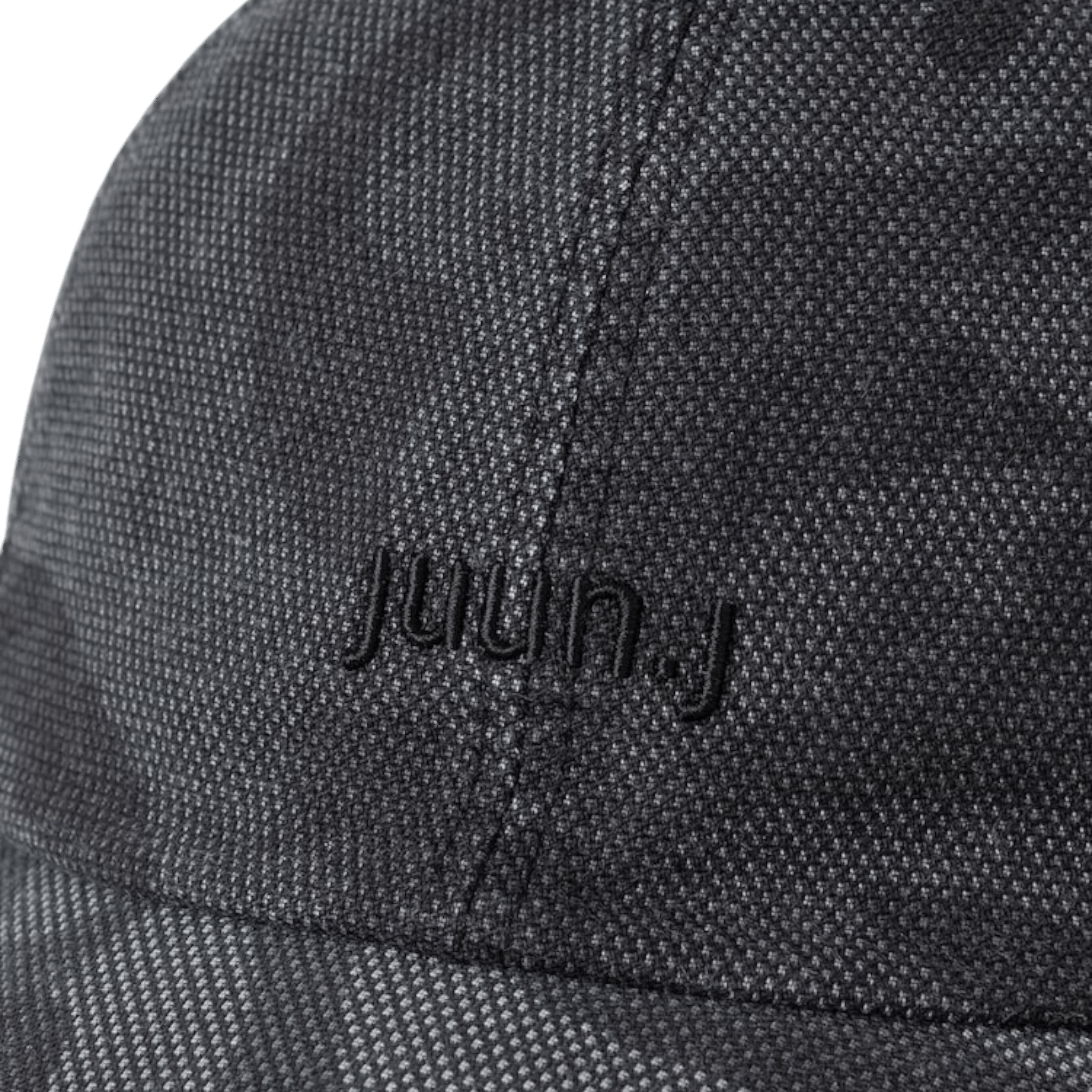 Juun.J Logo 6 - Panel Camo Oxford Cotton Ball Cap - Juun.J