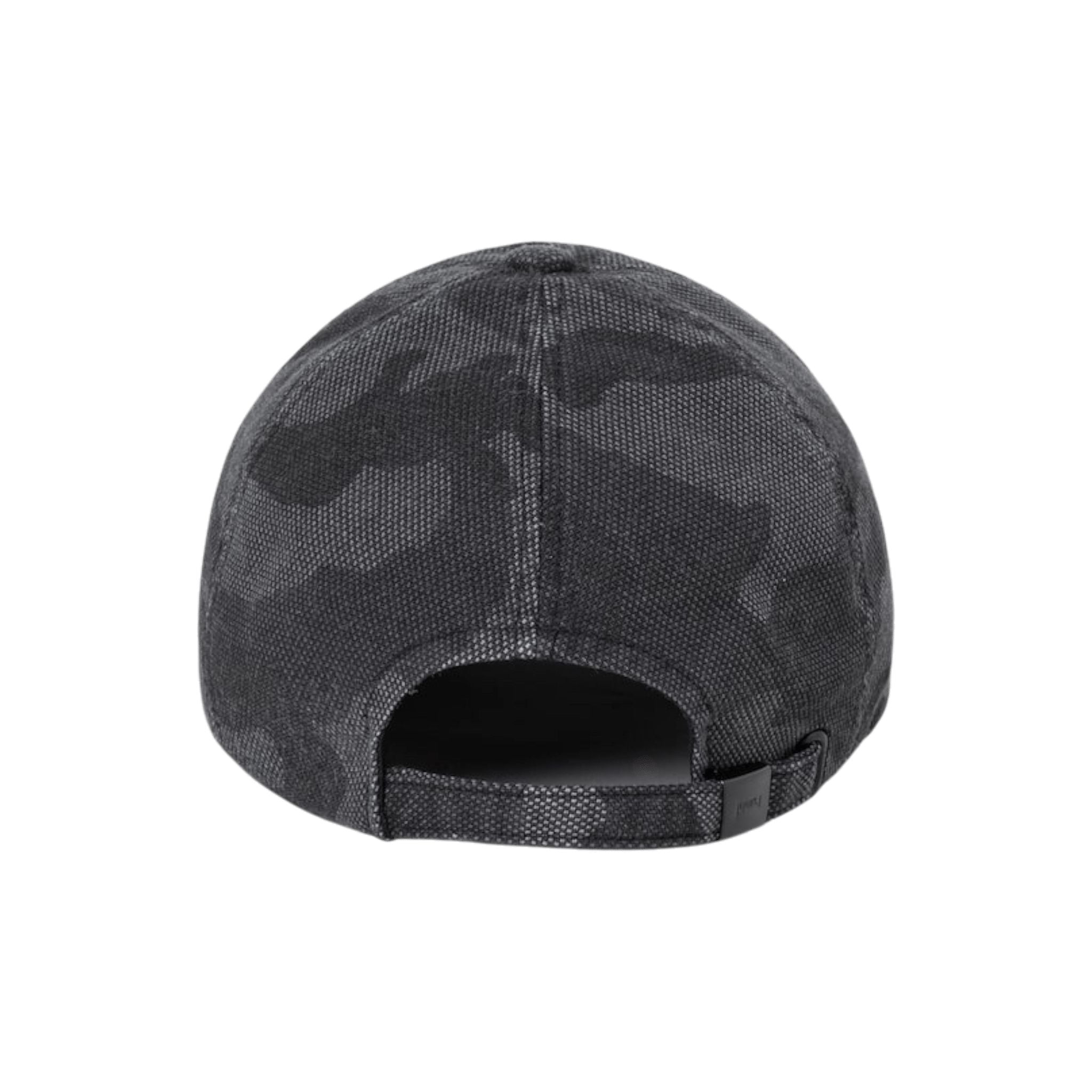 Juun.J Logo 6 - Panel Camo Oxford Cotton Ball Cap - Juun.J