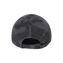 Juun.J Logo 6 - Panel Camo Oxford Cotton Ball Cap - Juun.J