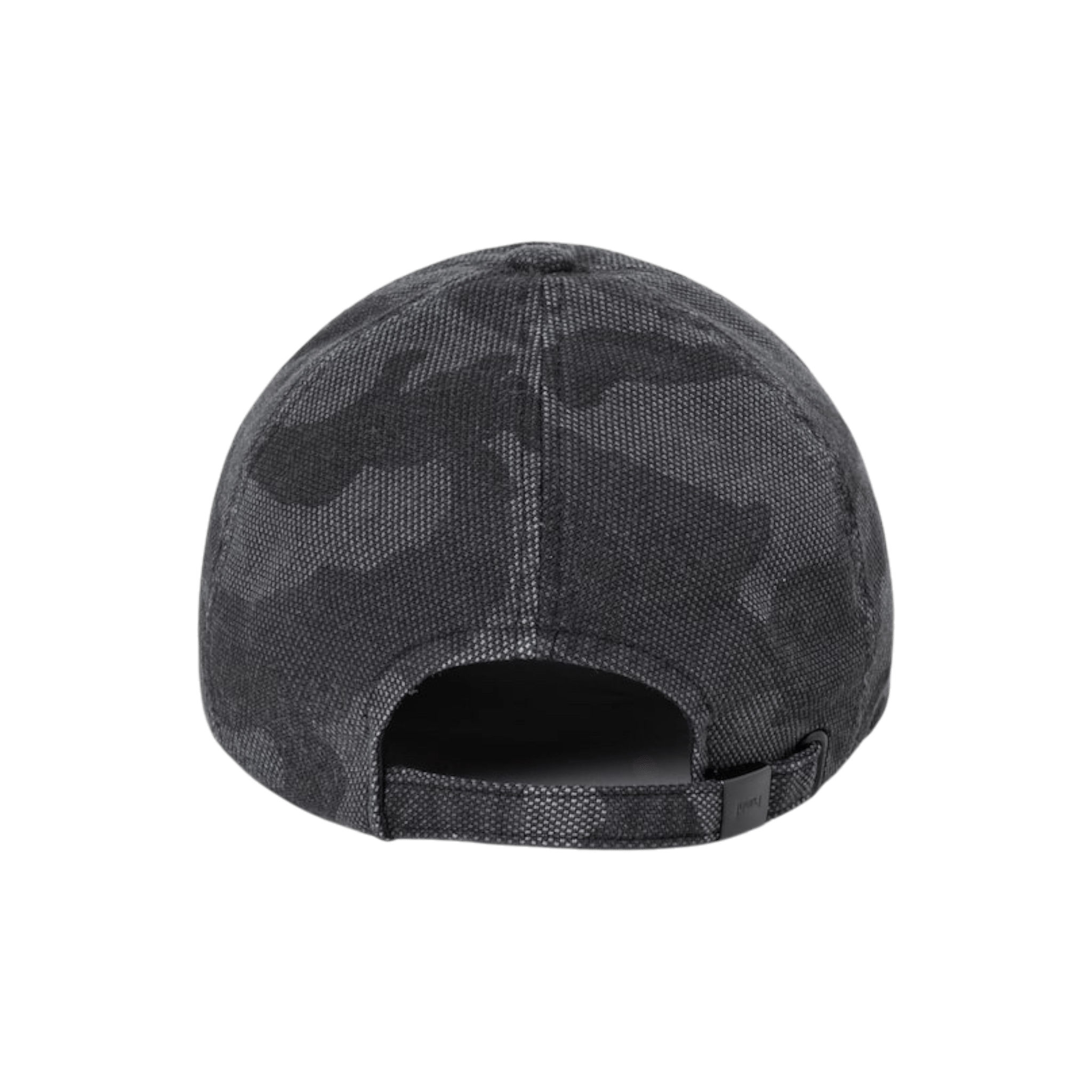 Juun.J Logo 6 - Panel Camo Oxford Cotton Ball Cap - Juun.J