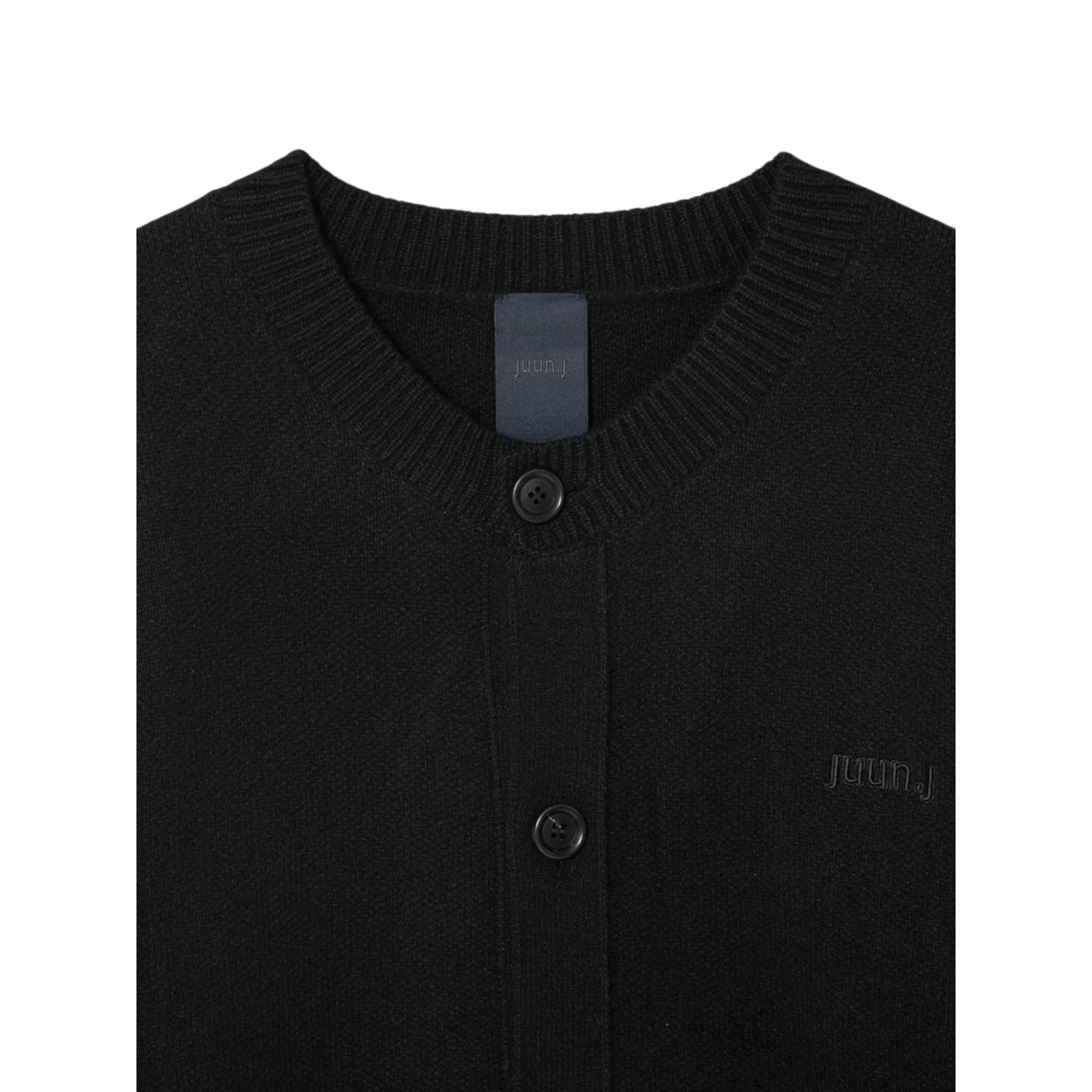 Juun.J Wool Knit Collarless Cardigan - Juun.J