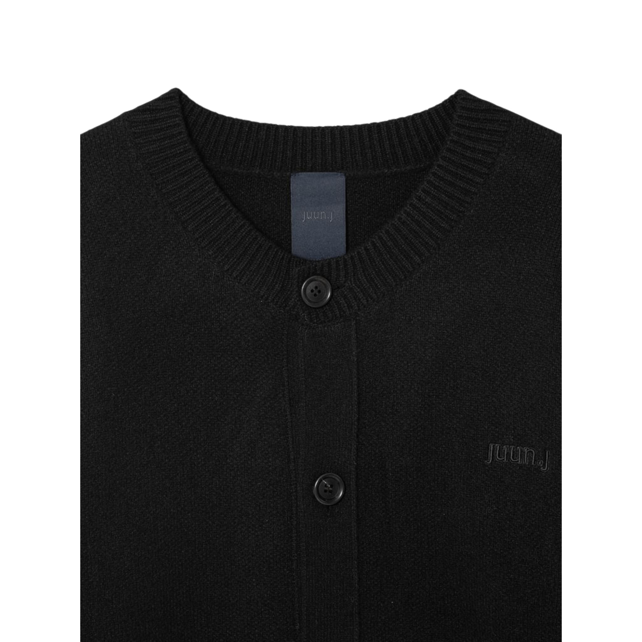 Juun.J Wool Knit Collarless Cardigan - Juun.J