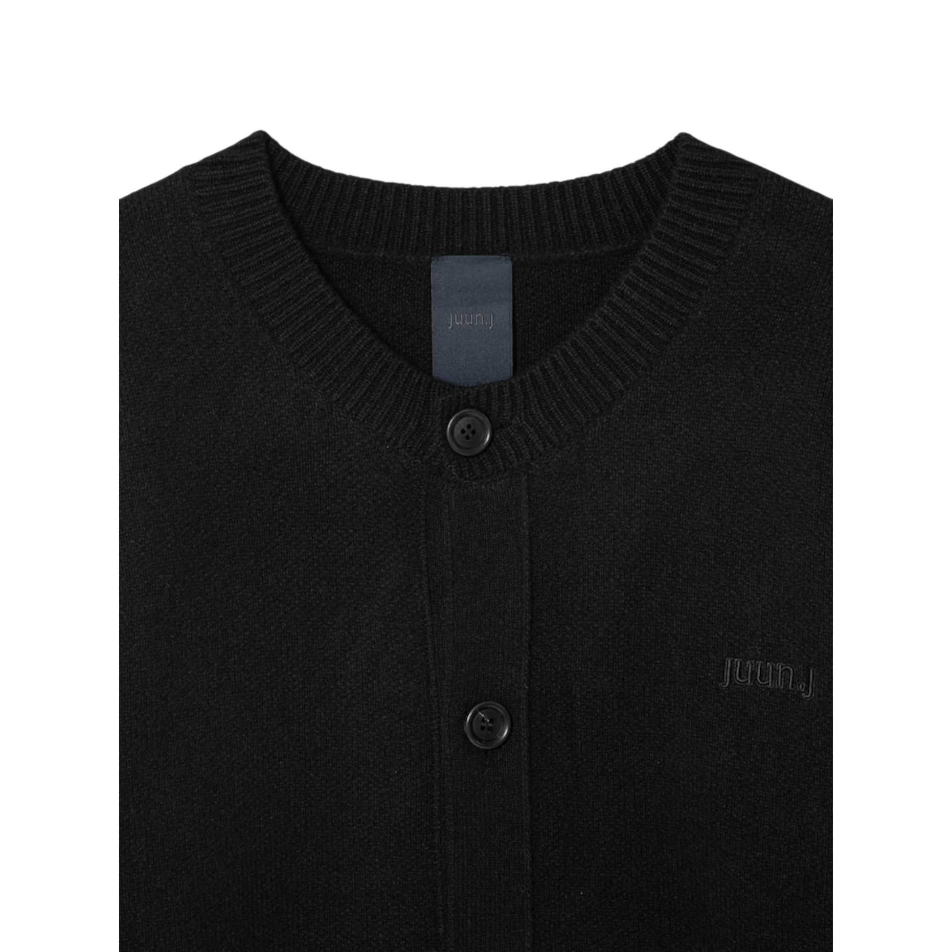 Juun.J Wool Knit Collarless Cardigan - Juun.J