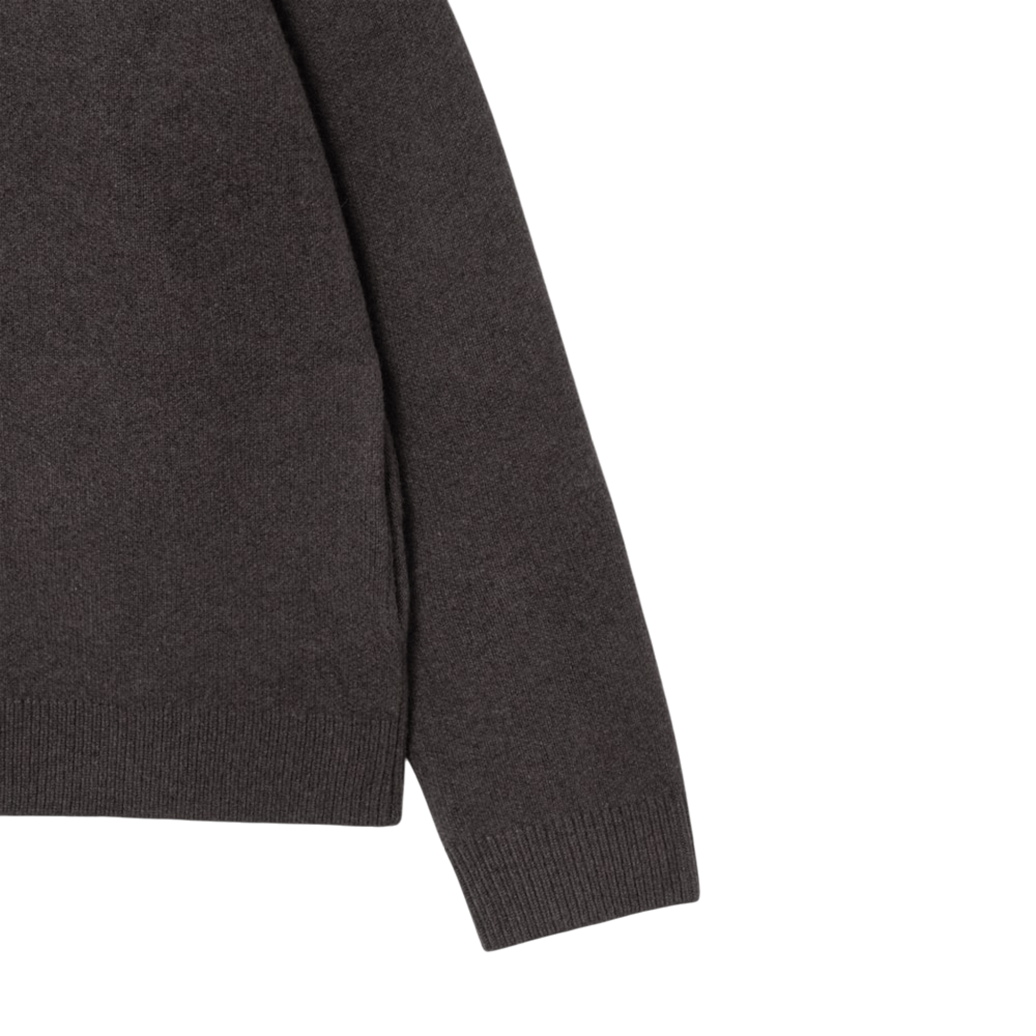 Juun.J Wool Knit Collarless Cardigan Brown - Juun.J