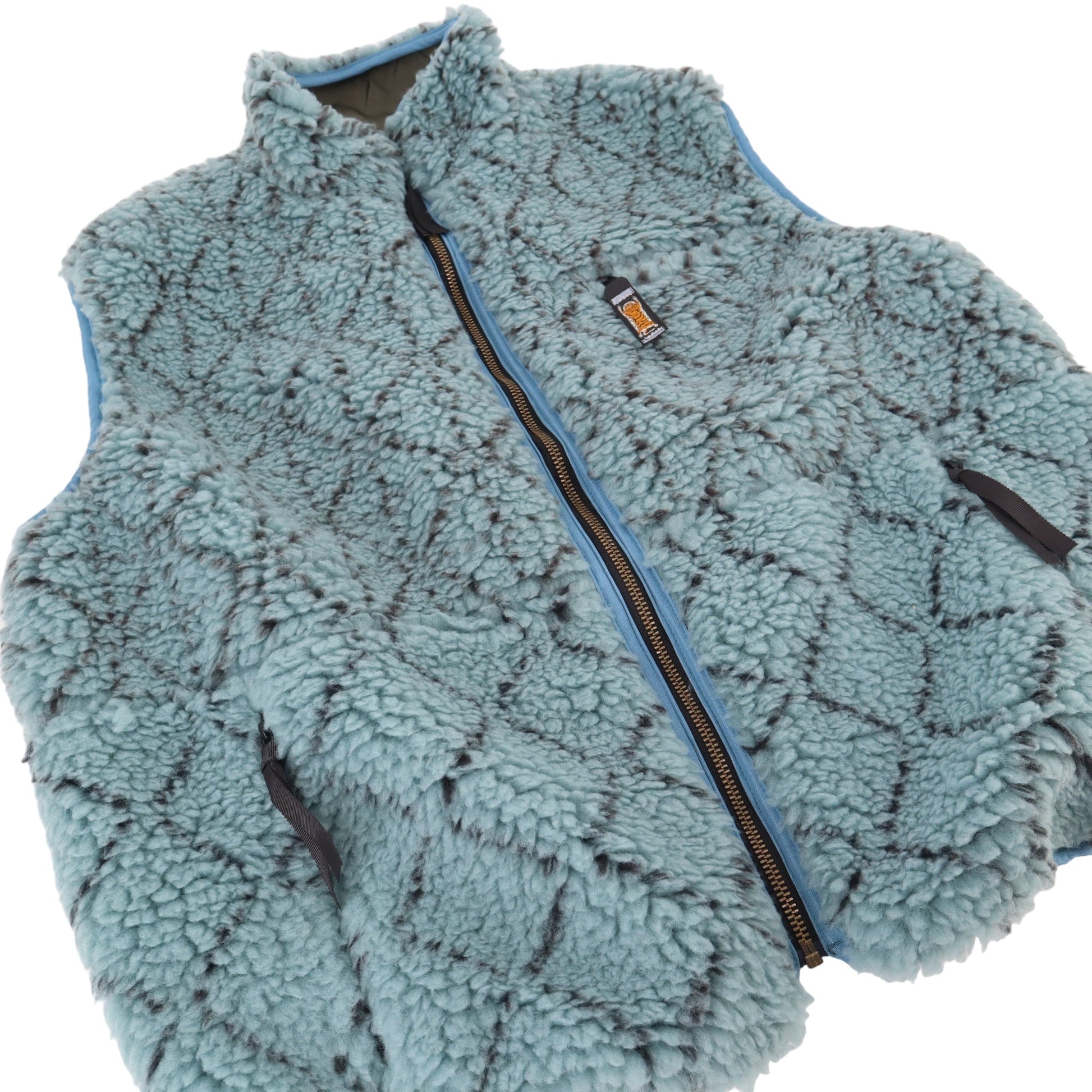 Kapital Sashiko Boa Fleece Vest - Kapital