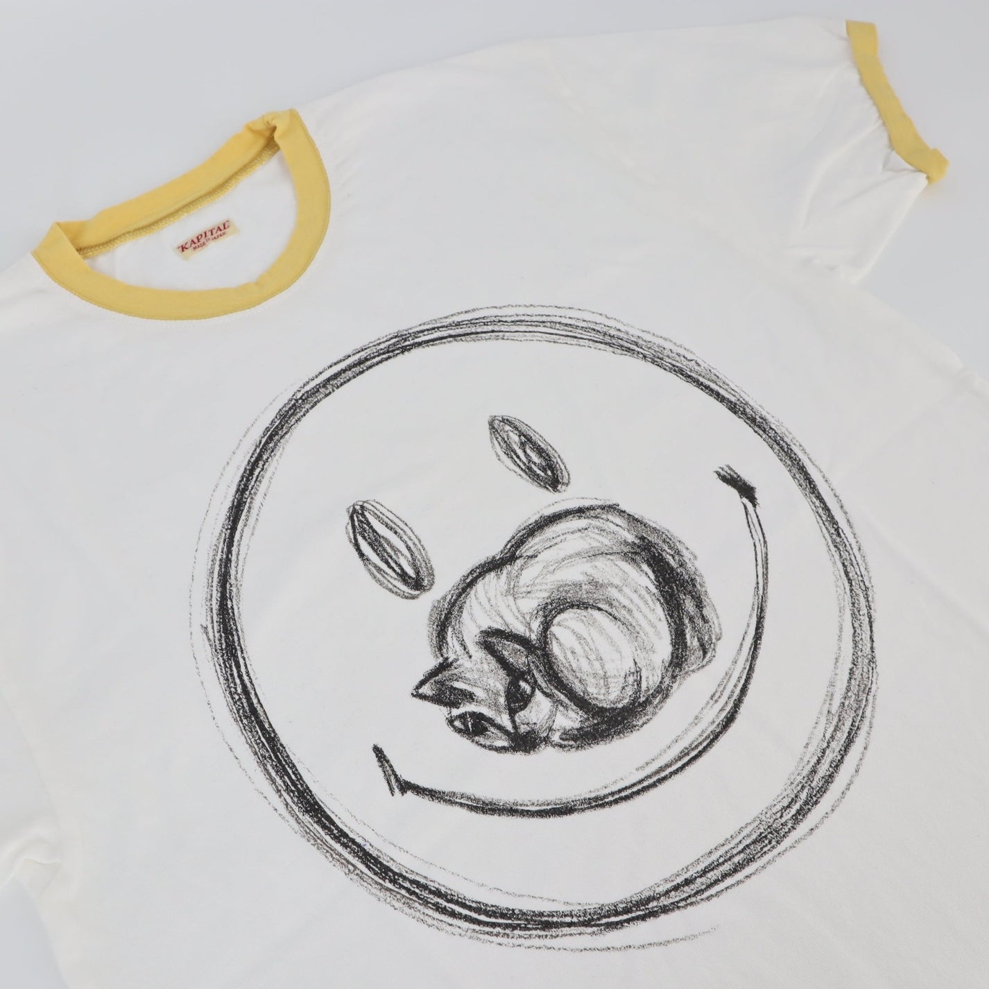 Kapital Smiley Cat T-Shirt - Kapital
