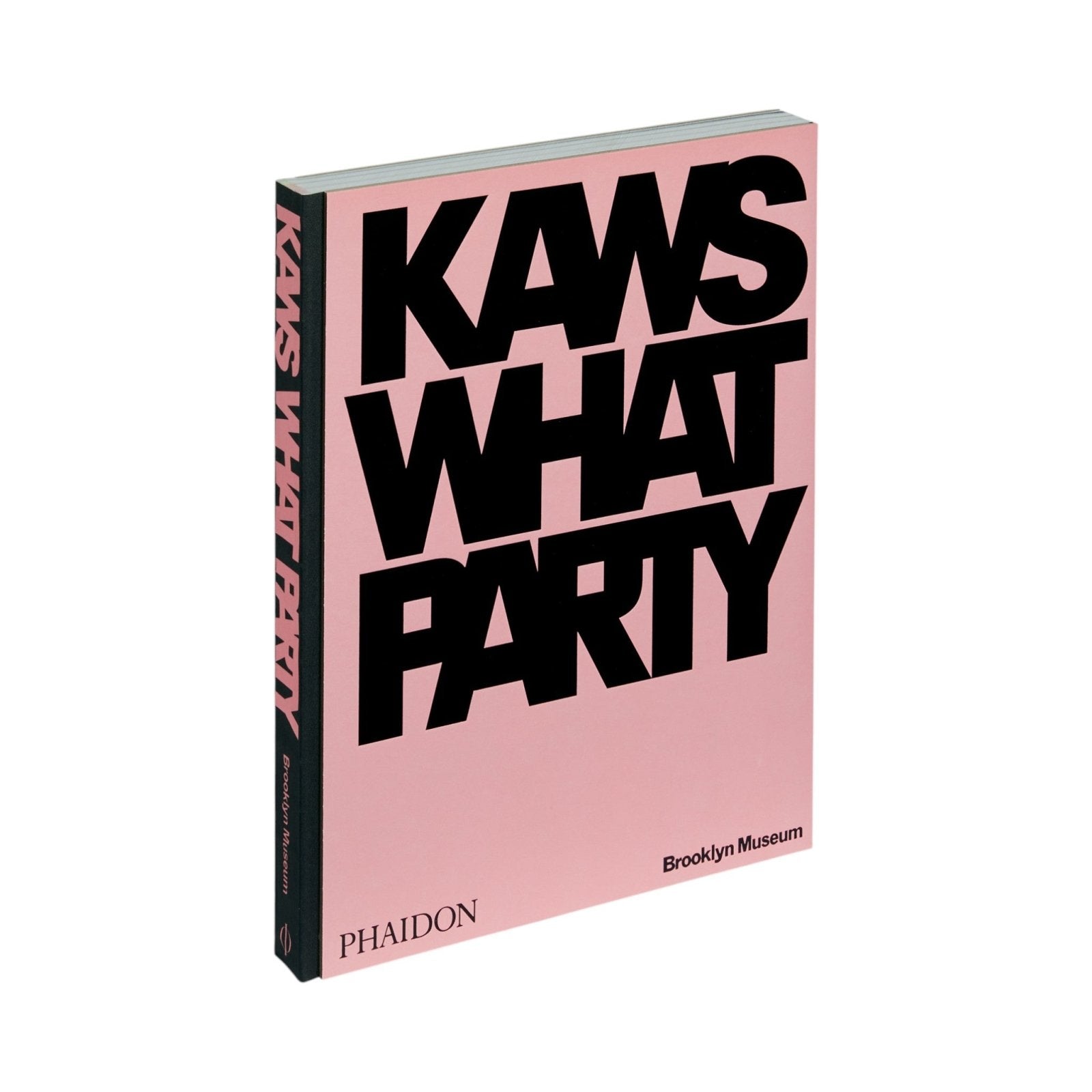 KAWS: WHAT PARTY - Black on Pink edition - Bücher - Phaidon